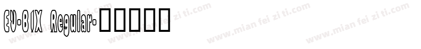 EU-B1X Regular字体转换